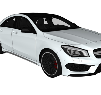 超精细汽车模型 奔驰 Mrcedez Bens CLA45 AMG